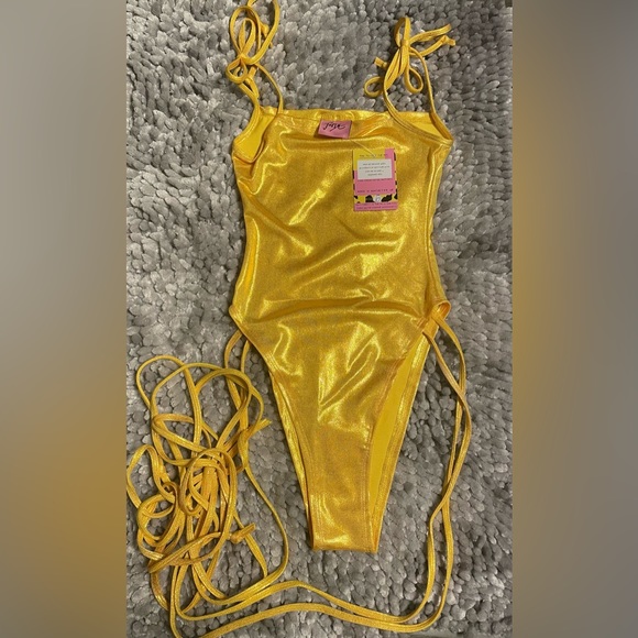 Jade Clark Festival Leotard with Leg Straps - Picture 1 of 4